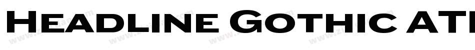 Headline Gothic ATF字体转换
